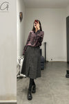 Geoffrey B. Small shirt GRS08 black coffee print 22